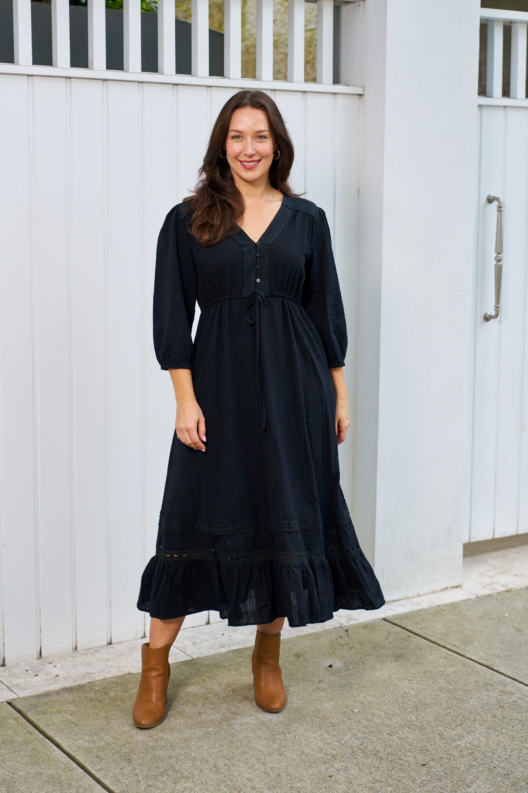 Navy midi outlet dress australia