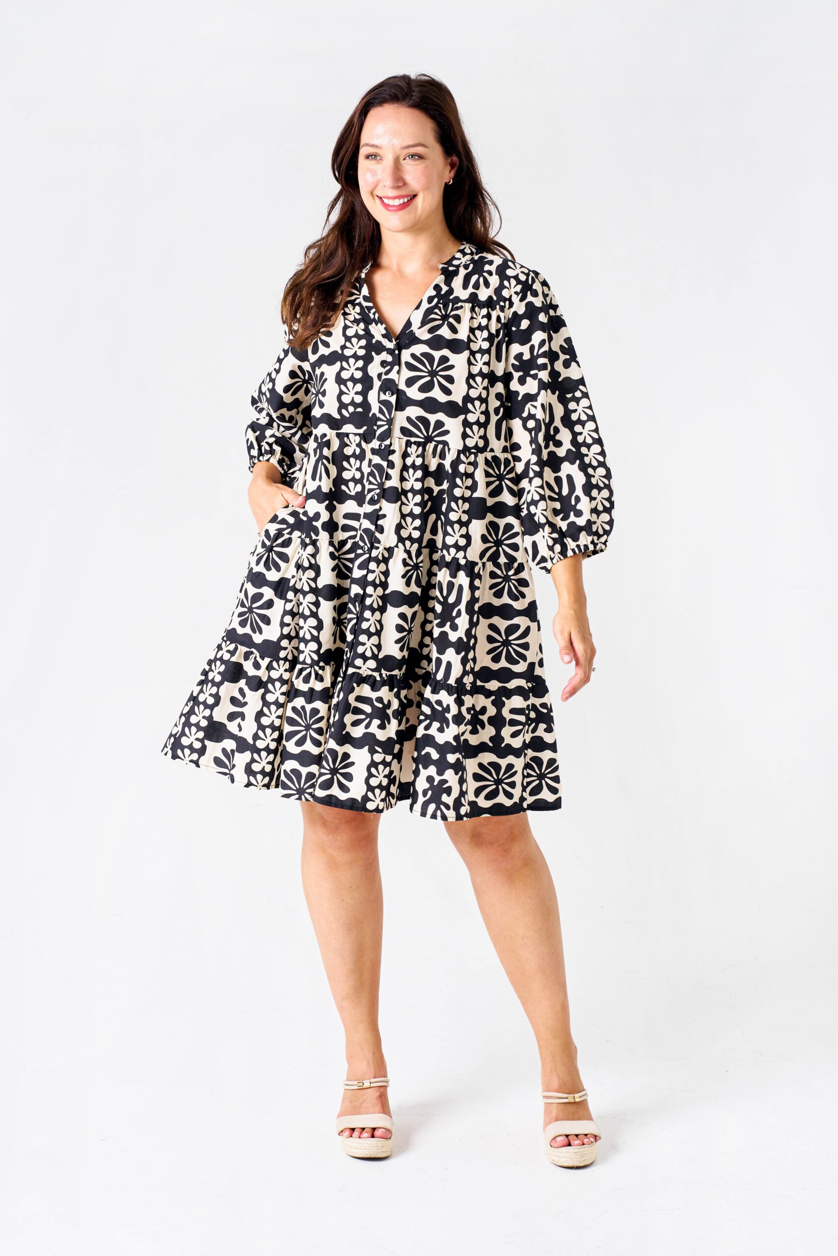 ATKINS DRESS-EXCLUSIVE PRINT - BOHO AUSTRALIA