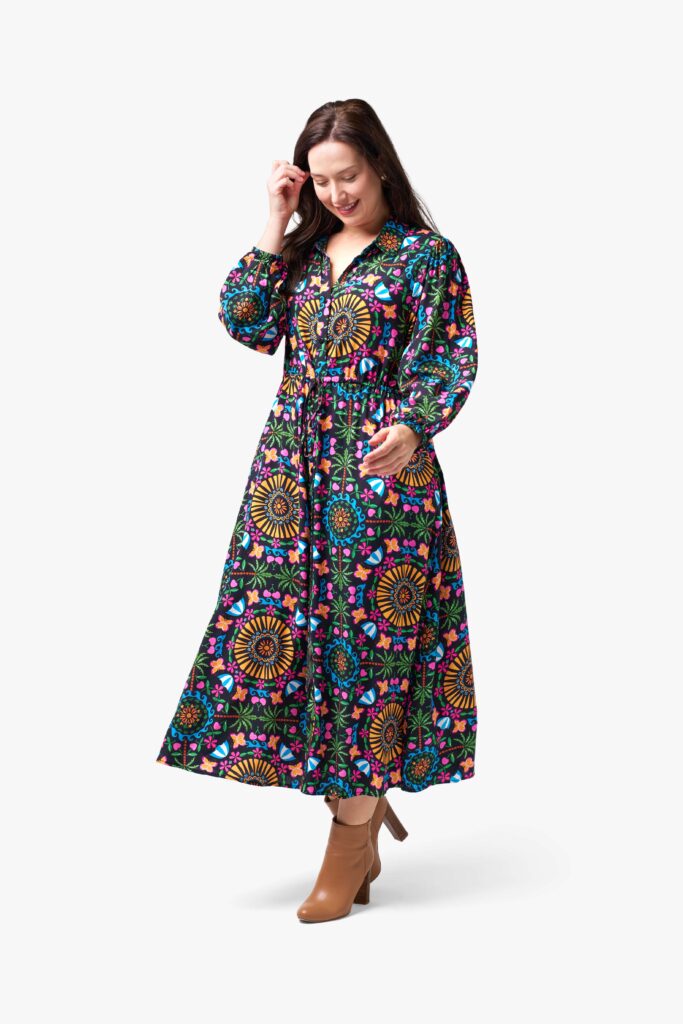 Boho women's clothing wholesale dress-Euanthe Midi Dress