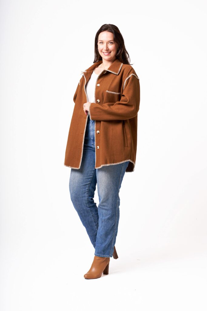 Boho women's clothing wholesale coat-Sallie Shirt Coat-14 June 2024